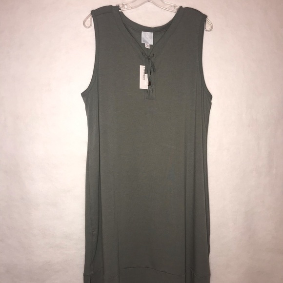 🎁Dress Barn midi dress lace front..New with tags - Picture 1 of 5